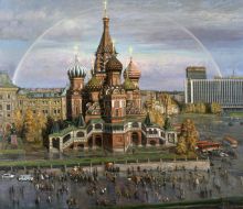 Васильевский спуск. Радуга