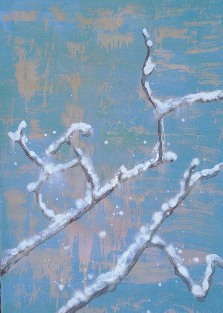 Первый  снег.