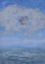 Лист, влекомый  ветром.