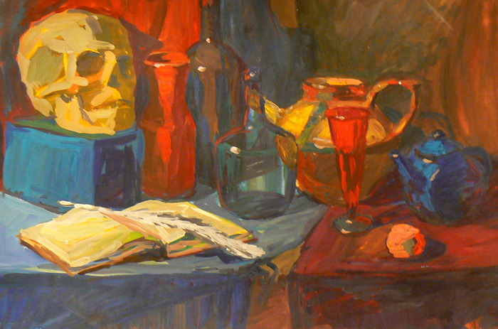 Натюрморт с черепом