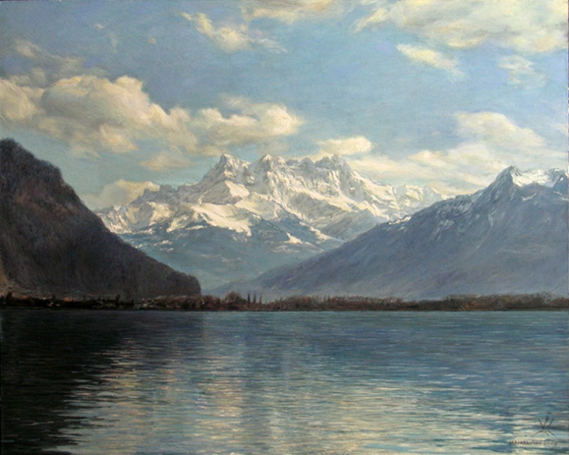 Швейцария. Женевское озеро.