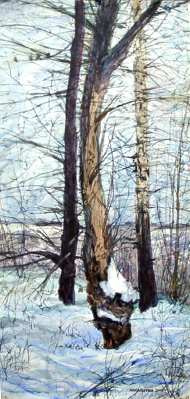 Зимний пейзаж.