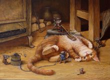 "Купание "красного" кота"