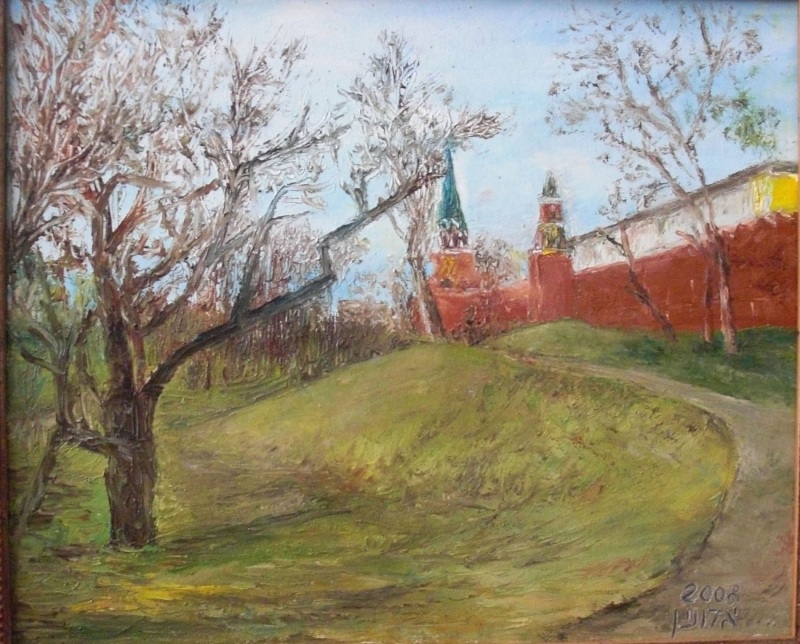 Александровский сад.2008.х.м.25х30.