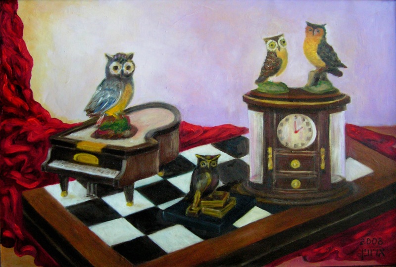 Совы и коробочки. Всё игра. 2008....