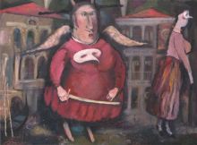 Карнавал. Венеция. Черт и девка.