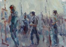 В мастерской. Этюд