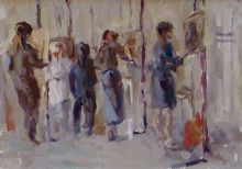 В мастерской. Этюд