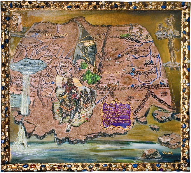 Карта Клавдия Птолемея