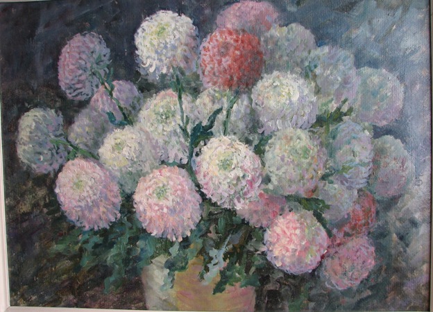 Хризантемы.