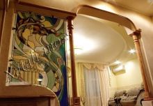 Витраж в интерьере. Греческие мотивы. 