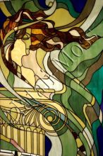 Витраж. Греческие мотивы.