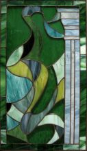 Витраж. Зеленое настроение.
