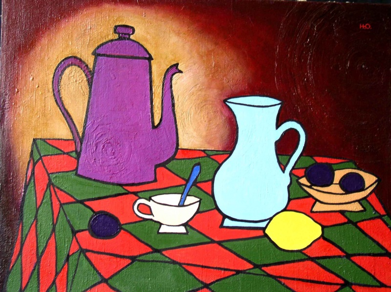 Натюрморт с лимоном