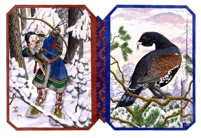 Охотница ханты.