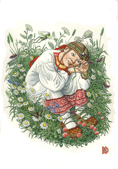 Вепсская девочка.