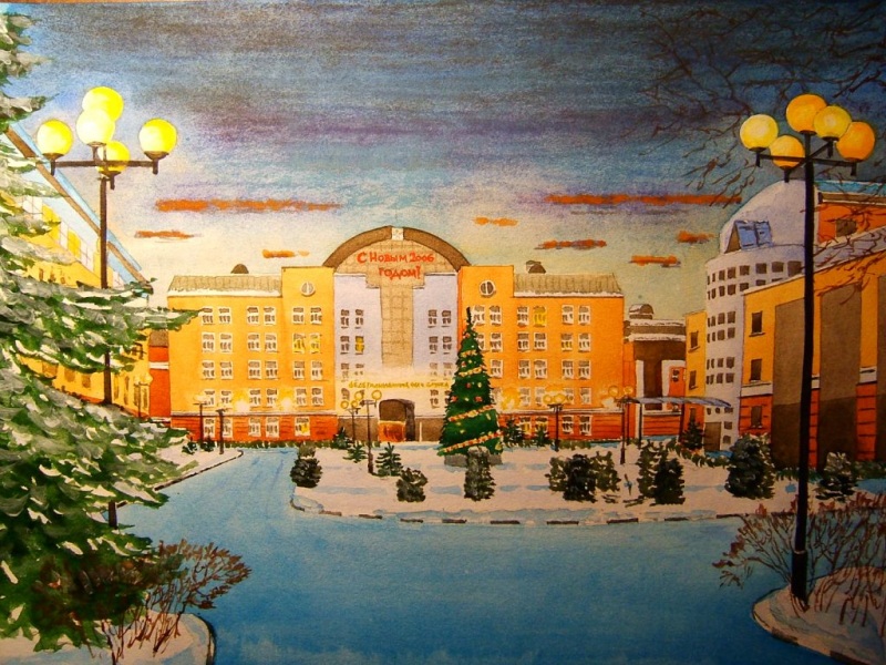 Фили. Новогоднее утро