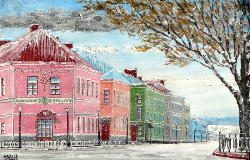 Снегопад в Калуге