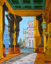 Портик с атлантами