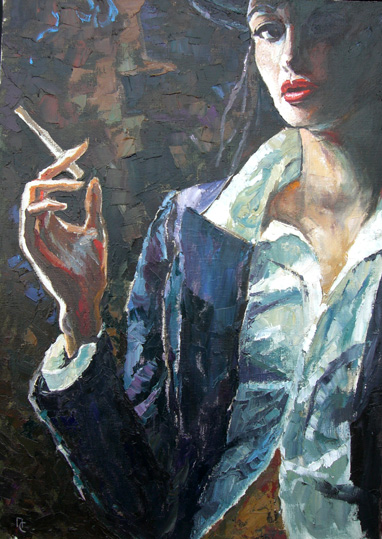 Девушка с сигаретой