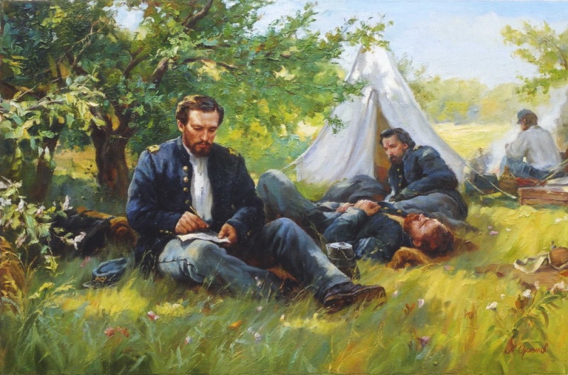 Письмо домой(гражданская война в Америке)