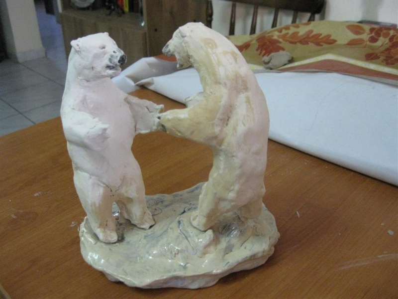 Полярная дружба ( белые медведи )