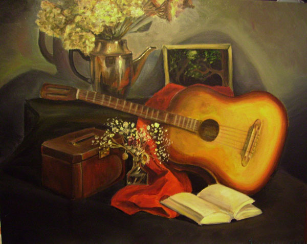 Натюрморт с гитарой