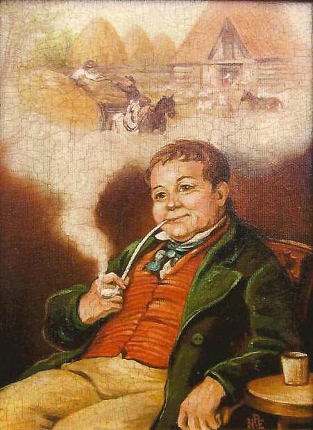 Грезы .холст, масло18х24