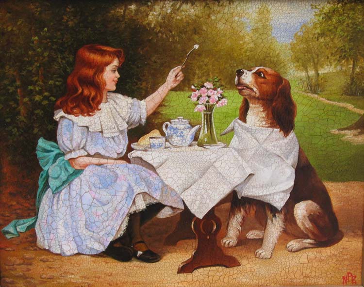 Лакомый кусочек .холст, масло24х30