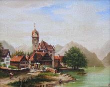 Летний день. холст, масло24х30