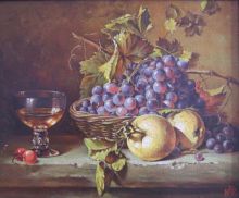 Натюрморт нескучный .холст, масло50х60