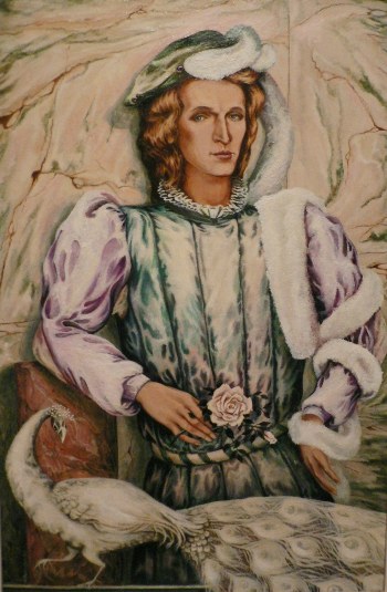 Белый павлин. Портрет С.Лакшина