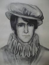 Портрет молодого человека в старинном костюме