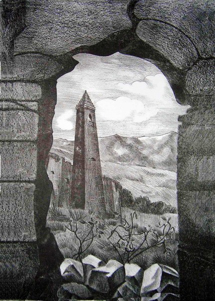 Из серии Мертвый город.Пейзаж горный