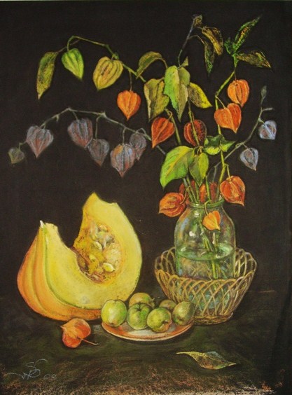 Натюрморт с физалисом