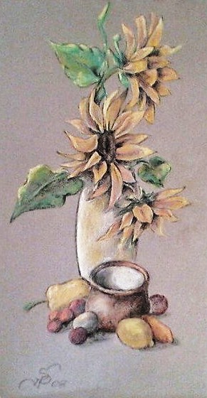 Натюр. с подсолнухом
