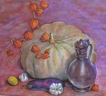 Натюрморт с тыквой