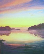 На Нарове восход