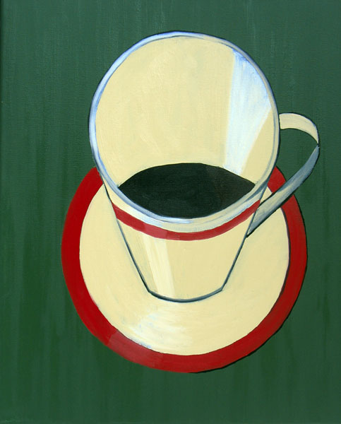 Черный кофе, в рабочее время.