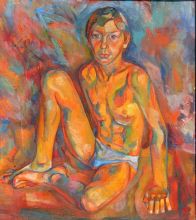 Портрет сына. 60*80, х.м., 1987