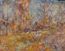 Старая деревня Рухань. к.м., 60*48, 2009