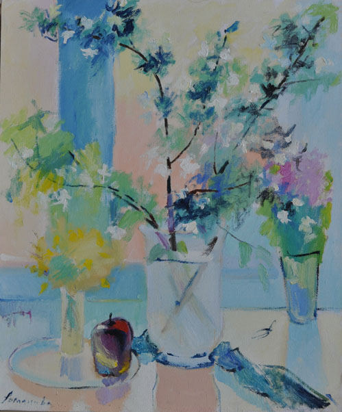 Ветка яблони