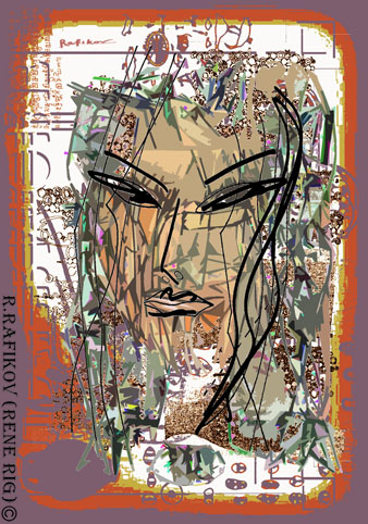 Коптская девушка. Coptic girl