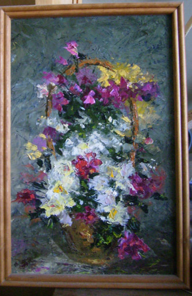 корзинка с цветами