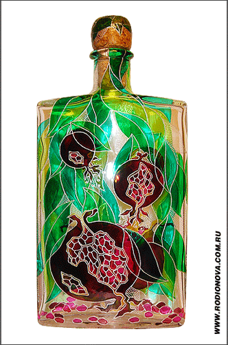 Гранатовая фляжка