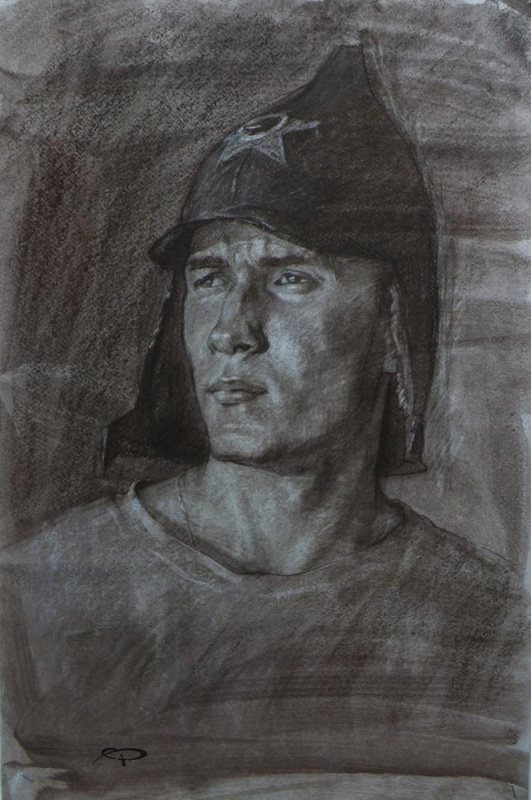 Автопортрет в буденовке