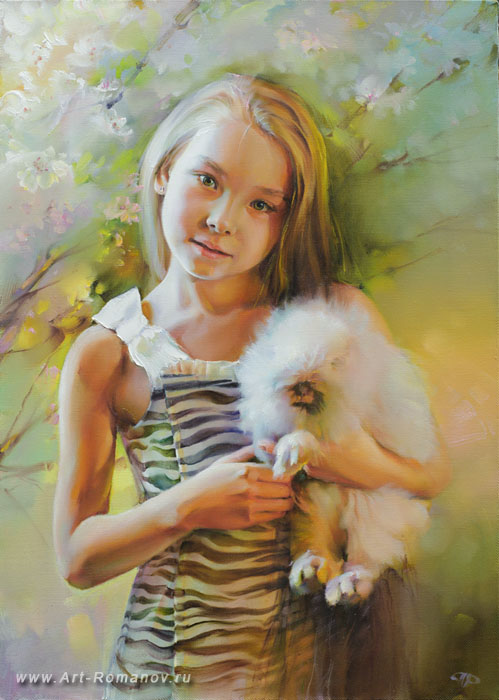 Девочка с кроликом