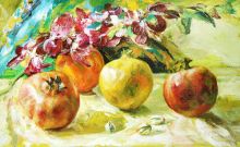 Натюрморт с гранатами