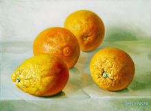 Натюрморт с апельсинами