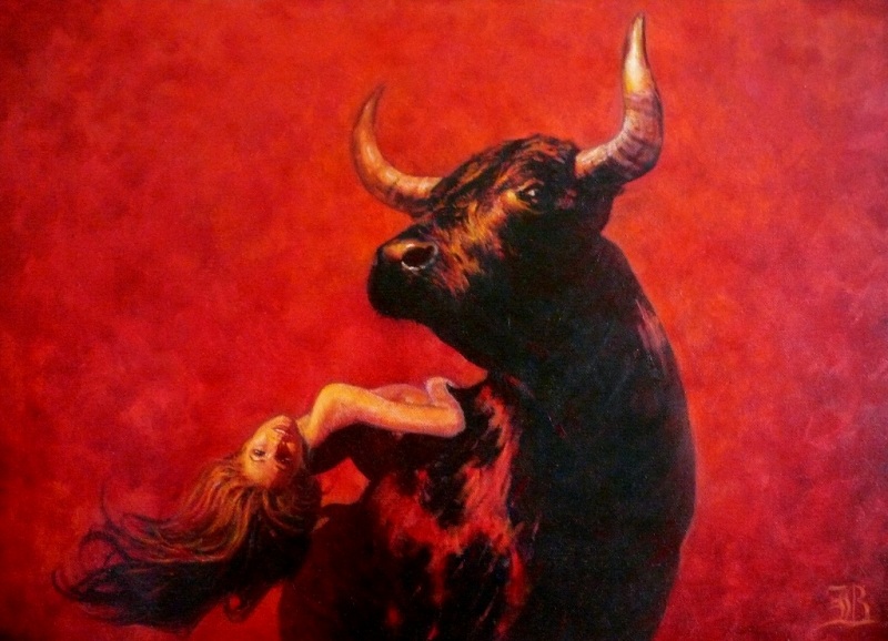 Коррида ( по фото из журнала)